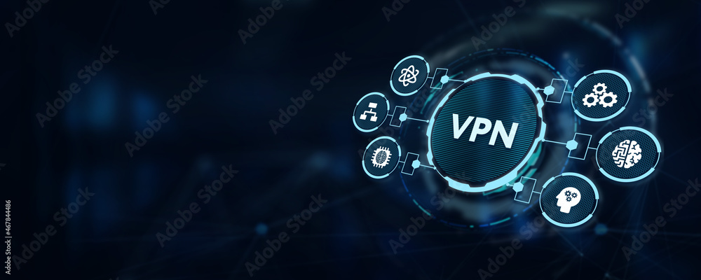Business, Technology, Internet and network concept. VPN network security internet privacy encryption concept.3d illustration Business, Technology, Internet and network concept. VPN network security internet privacy encryption concept.3d illustration
