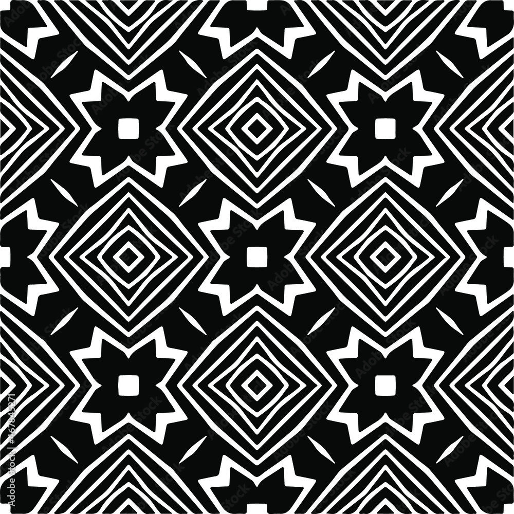 Vector geometric seamless pattern.Modern geometric background with abstract shapes.Monochromatic Repeating Patterns.Endless abstract texture.black and white ornament for design. Vector geometric seamless pattern.Modern geometric background with abstract shapes.Monochromatic Repeating Patterns.Endless abstract texture.black and white ornament for design.