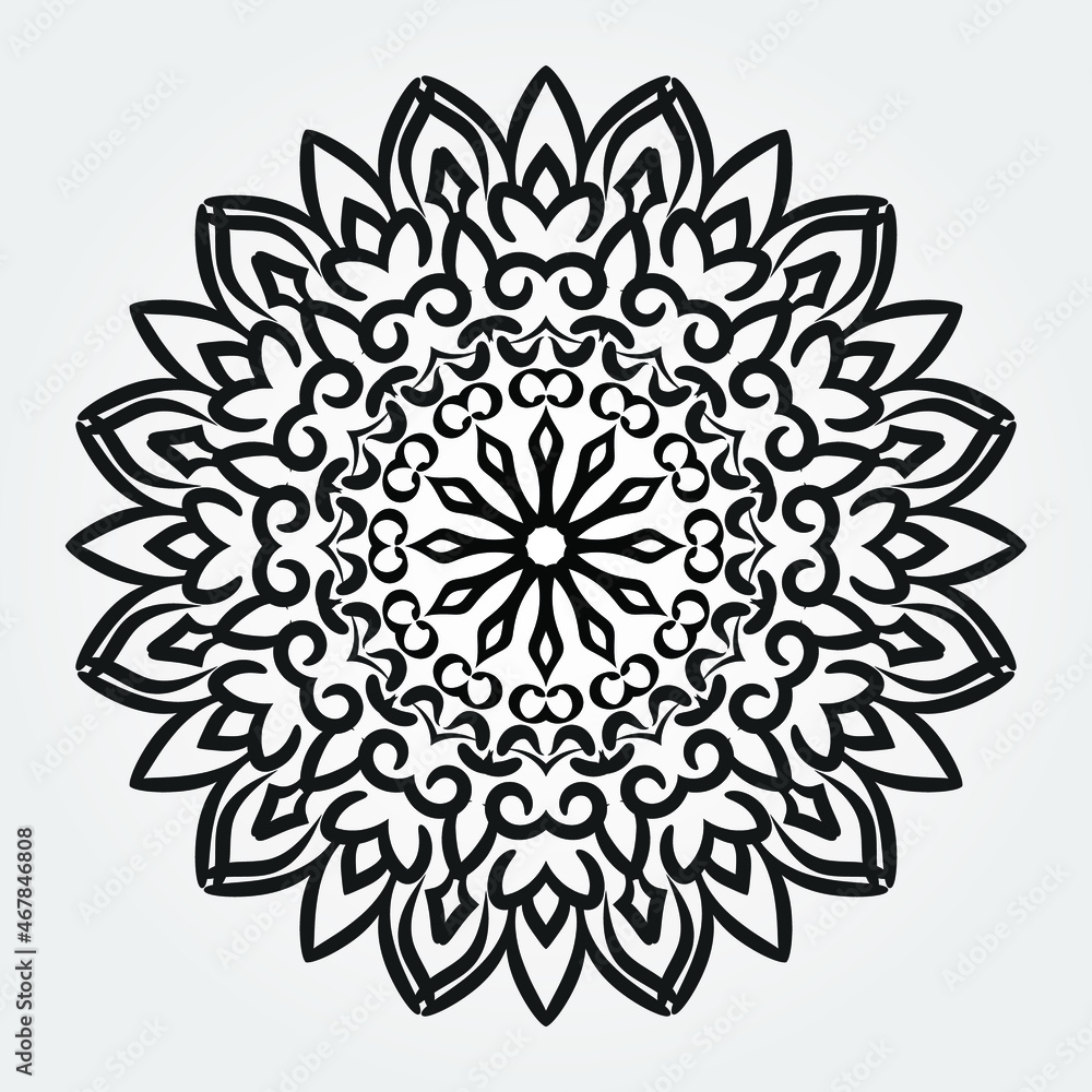 Luxury Ornamental Indian Mandala Design Luxury Ornamental Indian Mandala Design