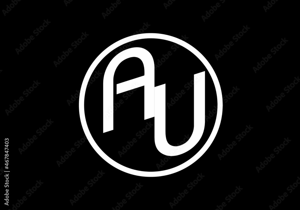 Graphic shape of AU initial letter Graphic shape of AU initial letter