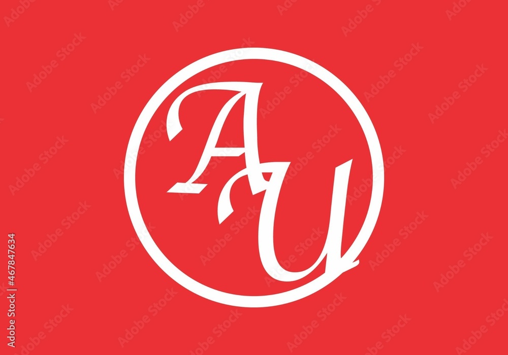 Graphic shape of AU initial letter Graphic shape of AU initial letter