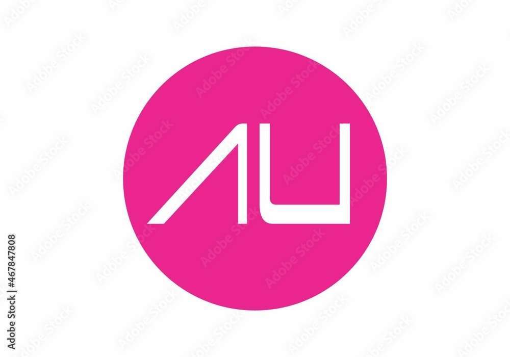 Graphic shape of AU initial letter Graphic shape of AU initial letter