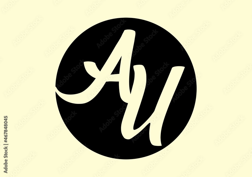 Graphic shape of AU initial letter Graphic shape of AU initial letter