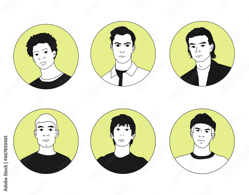 character profile picture flat design illustration character profile picture flat design illustration