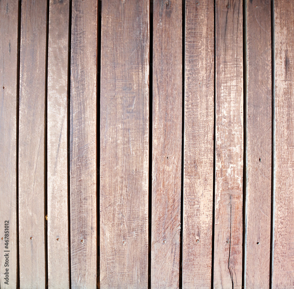 Obraz premium Texture of old wooden boards. Vertical or horizontal background with retro wood planks