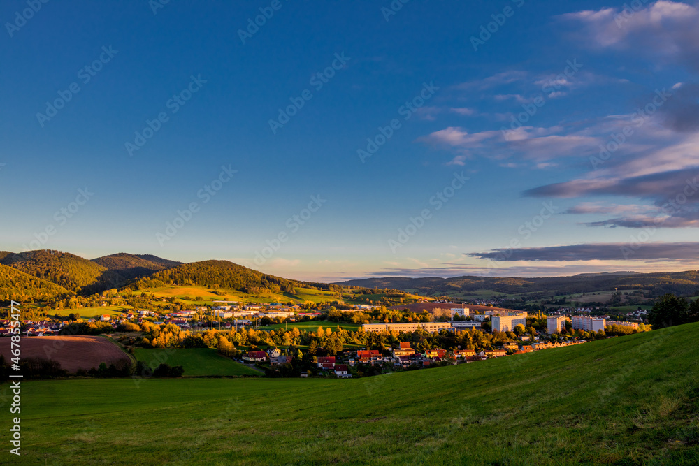 Abends Spaziergang durch das wunderschöne Abendlicht von Schmalkalden - Thüringen - Deutschland