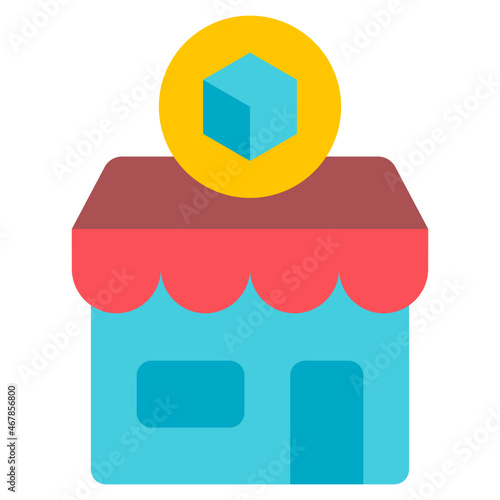 shop flat icon