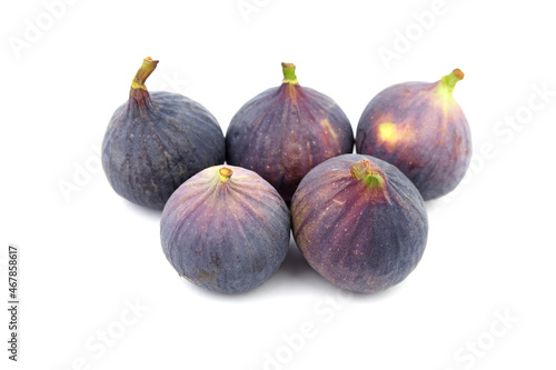Fesh figs fruits isolated on white