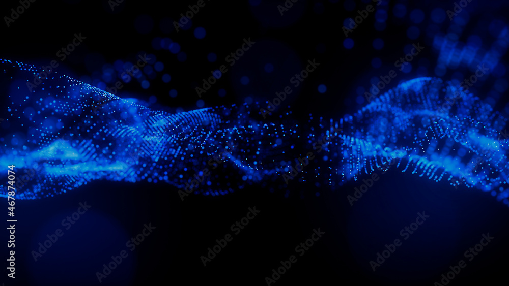 Abstract Medical Technology background. Blue, Innovation Medicine concept. 3D Render. Abstract Medical Technology background. Blue, Innovation Medicine concept. 3D Render.