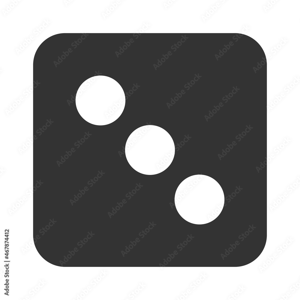 Dice icon isolated on white background. Gambling symbol modern, simple, vector, icon for website design, mobile app, ui. Vector Illustration Dice icon isolated on white background. Gambling symbol modern, simple, vector, icon for website design, mobile app, ui. Vector Illustration