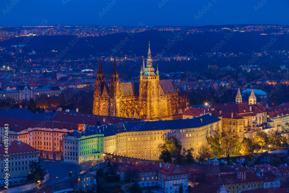 St. Vitus Cathedral in Prague - Czech Republic