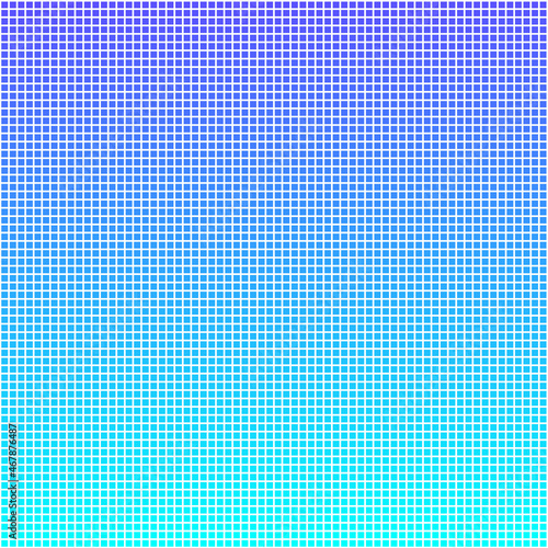 Blue square grid vector background, aqua