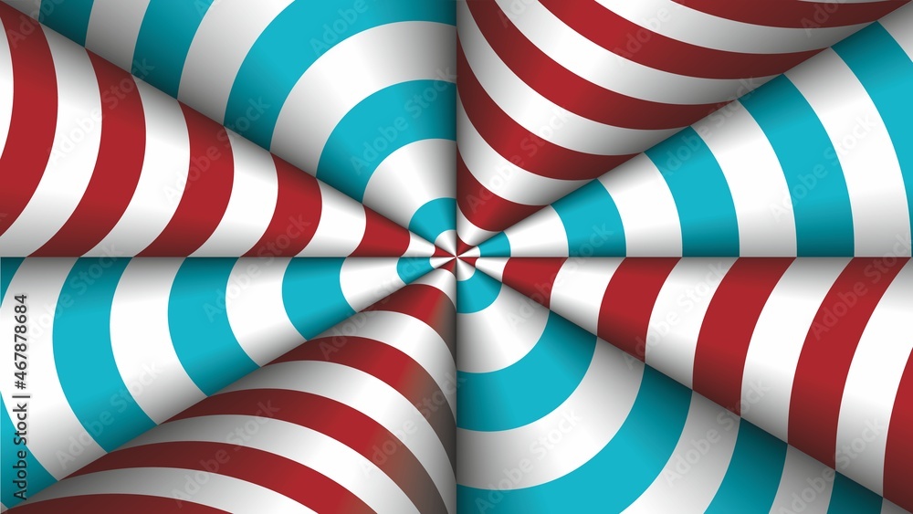 Obraz premium Background with cool cones. Dimension 16:9. Vector illustration.