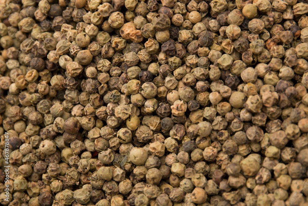 Black hot allspice. Peppercorns close-up. Black hot allspice. Peppercorns close-up.
