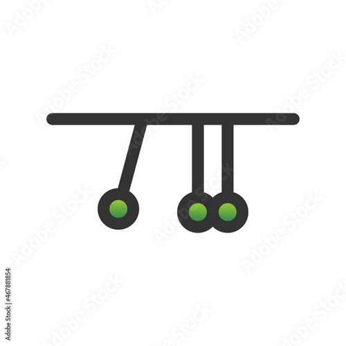 Pendulum Filled Gradient Vector Icon Design