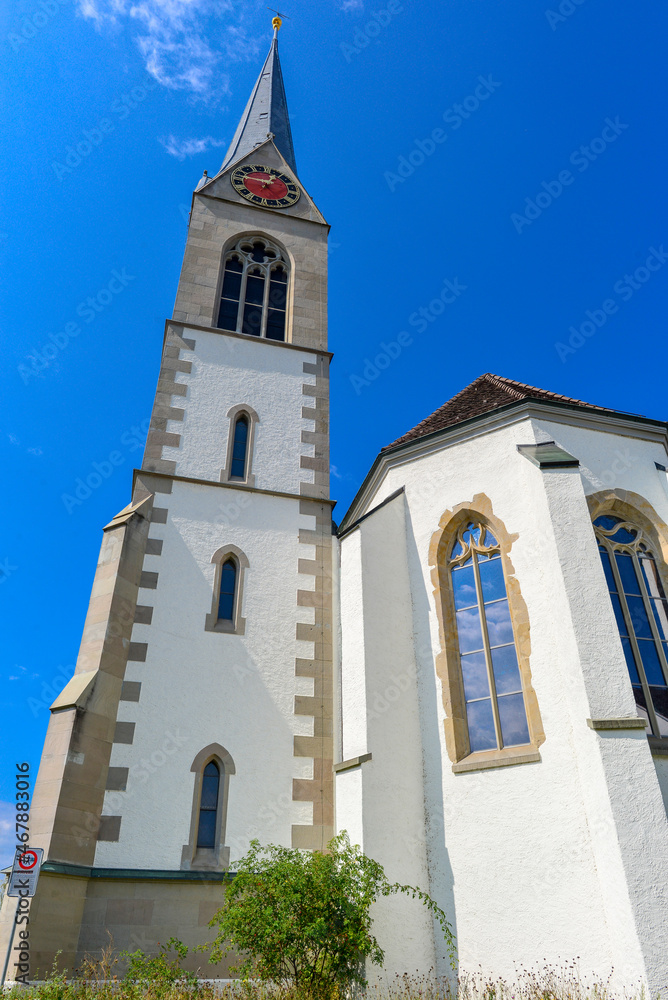 Reformierte Kirche Pfäffikon am Pfäffikersee im Zürcher Oberland, Schweiz