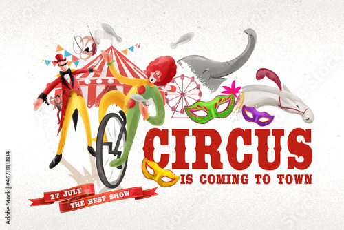 vintage circus poster