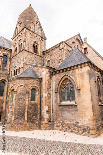 Saint Servatius Basilica and the St. John Church at the Vrijthof Square, Maastricht, Netherlands