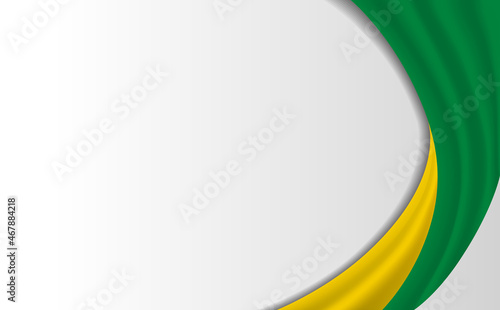 Blank space brazil flag background