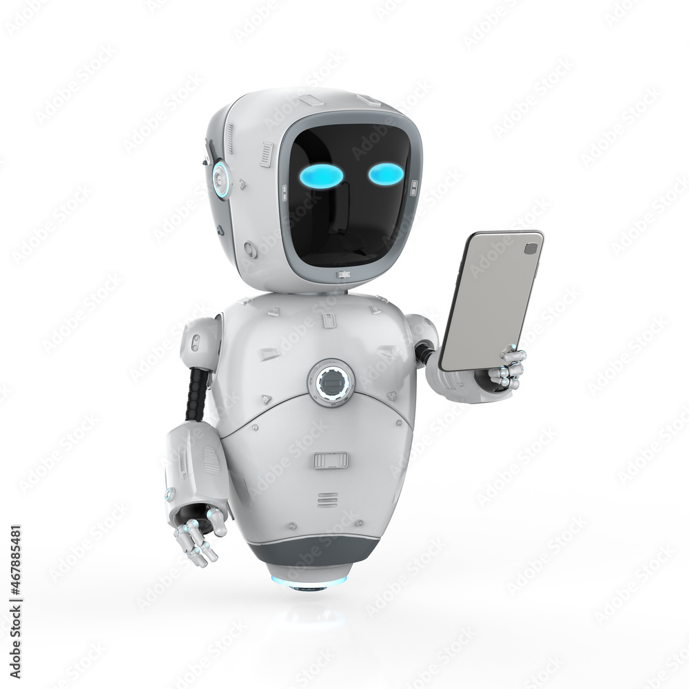 assistant robot with mobile phone assistant robot with mobile phone