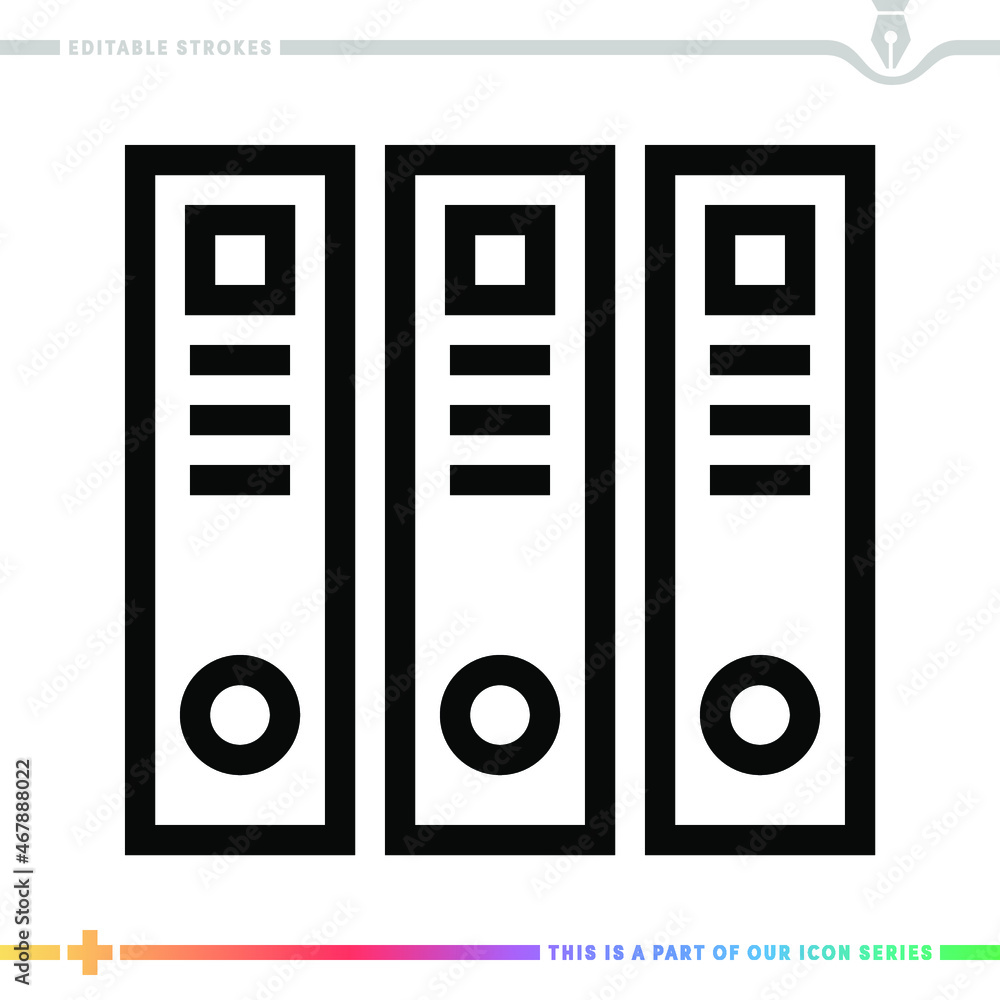 The editable line icon of a effective use of data can be used as a customizable black stroke vector illustration. The editable line icon of a effective use of data can be used as a customizable black stroke vector illustration.