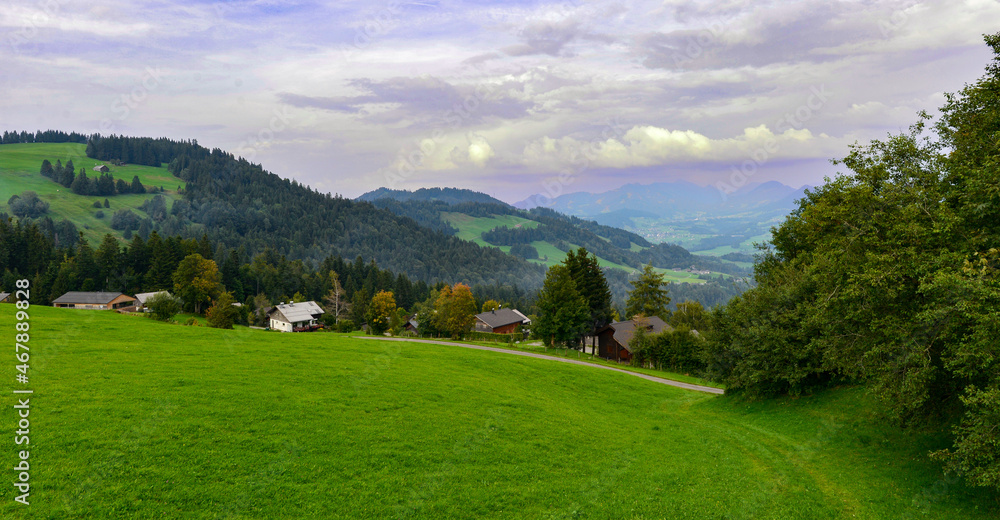 Bregenzerwald im Bundesland Vorarlberg/Österreich Bregenzerwald im Bundesland Vorarlberg/Österreich