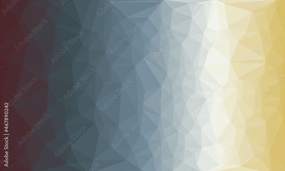 Obraz premium vibrant Minimal polygonal background in brown and dark blue colors