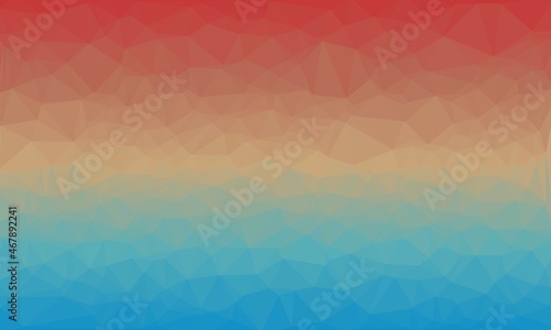 vibrant colorful geometric background with mosaic design