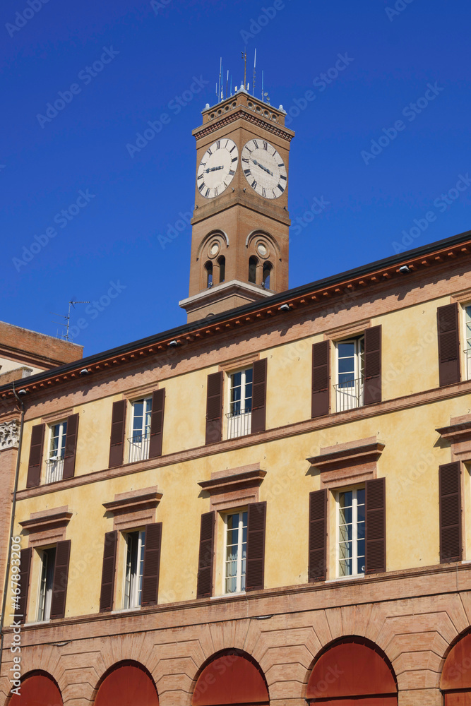 Forli, Emilia-Romagna, Italy: the city at morning