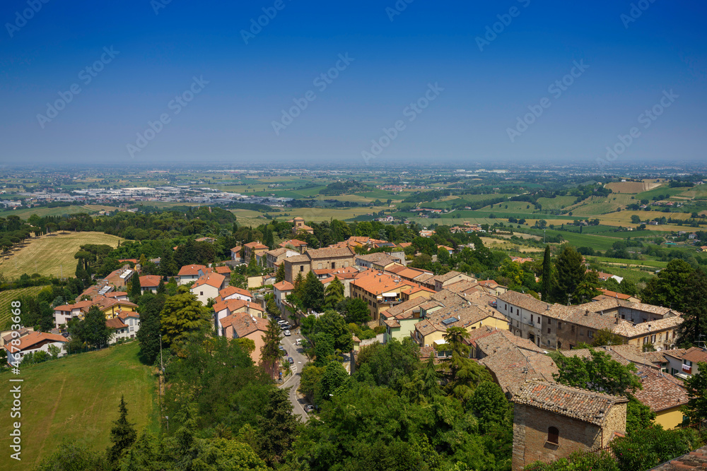 Panoramic view from Bertinoro, Emilia-Romagna, Italy