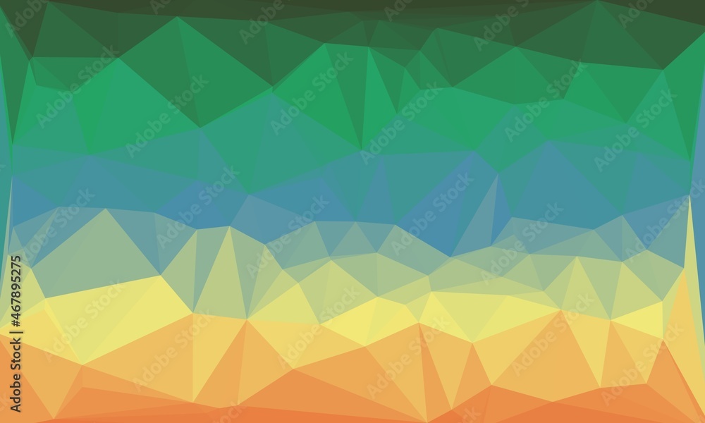 Obraz premium vibrant abstract multicolored background with poly pattern