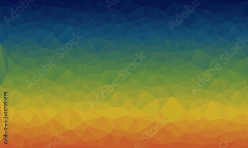 Wallpaper Mural vibrant colorful geometric background with mosaic design Torontodigital.ca