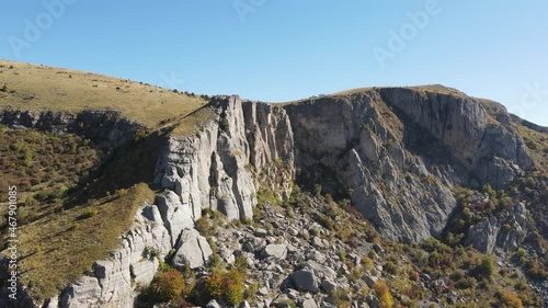 Aerial view of Rock Formation Stolo at Ponor Mountain, Balkan Mountains, Bulgaria
 photo