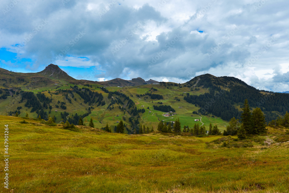 Damülser Berge im Bregenzerwaldgebirge in Vorarlberg Damülser Berge im Bregenzerwaldgebirge in Vorarlberg