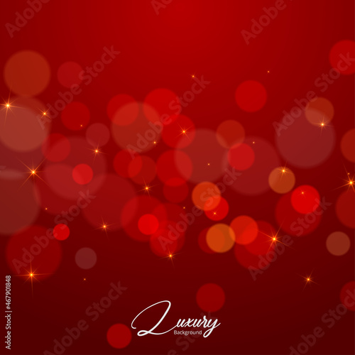 Red tone blur bokeh light