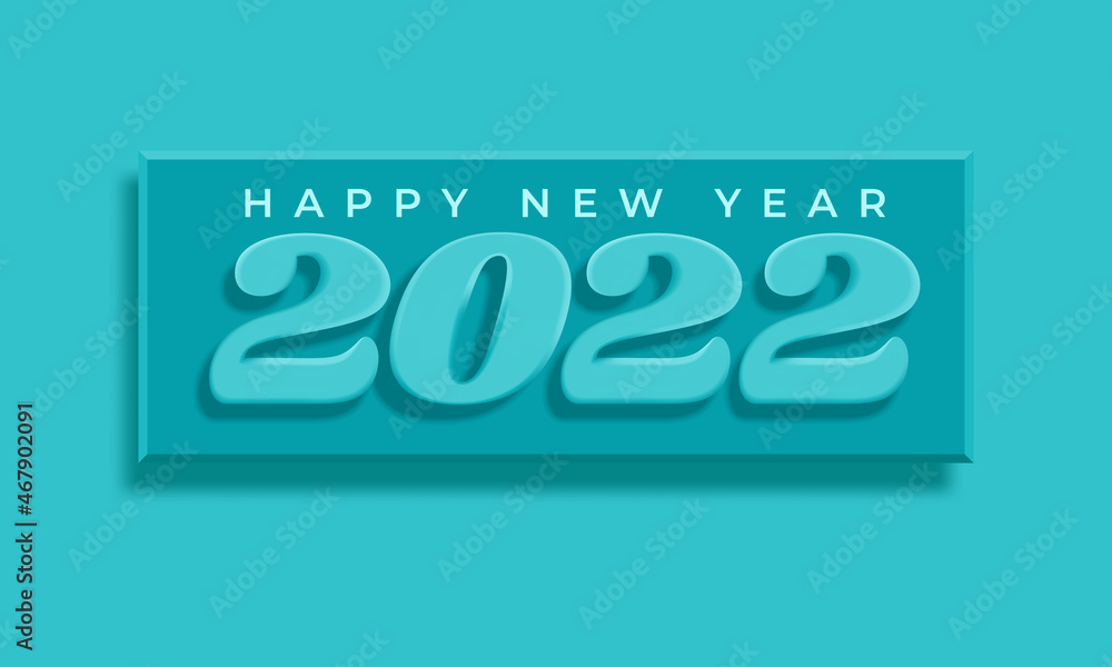 Happy new Year 2022 Greeting Card Happy new Year 2022 Greeting Card