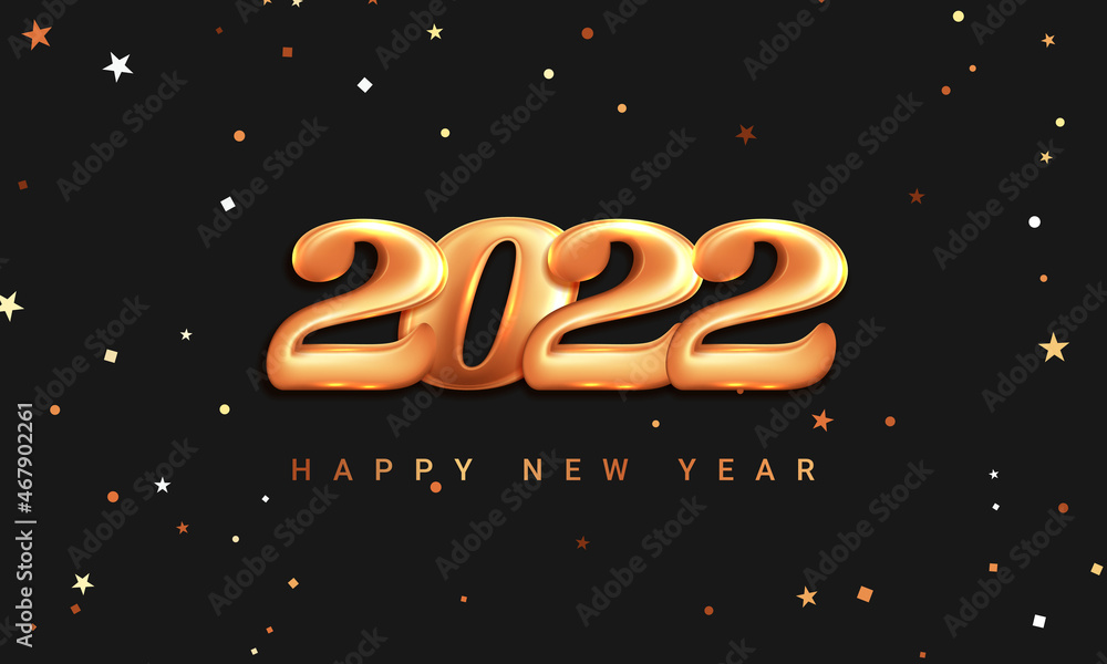 Happy new Year 2022 Greeting Card Happy new Year 2022 Greeting Card