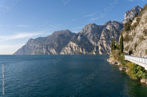 Gardasee Riva del Garda Sonnenuntergang Italien Südtirol Trento