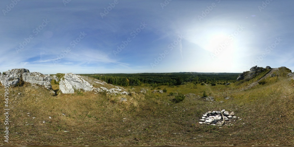 Fototapeta premium White Limestones HDRI Panorama