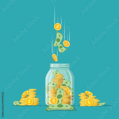 Money coin jar