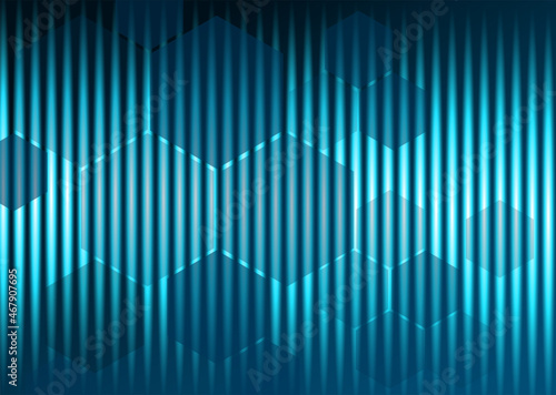 Vector futuristic technology on a dark blue background.