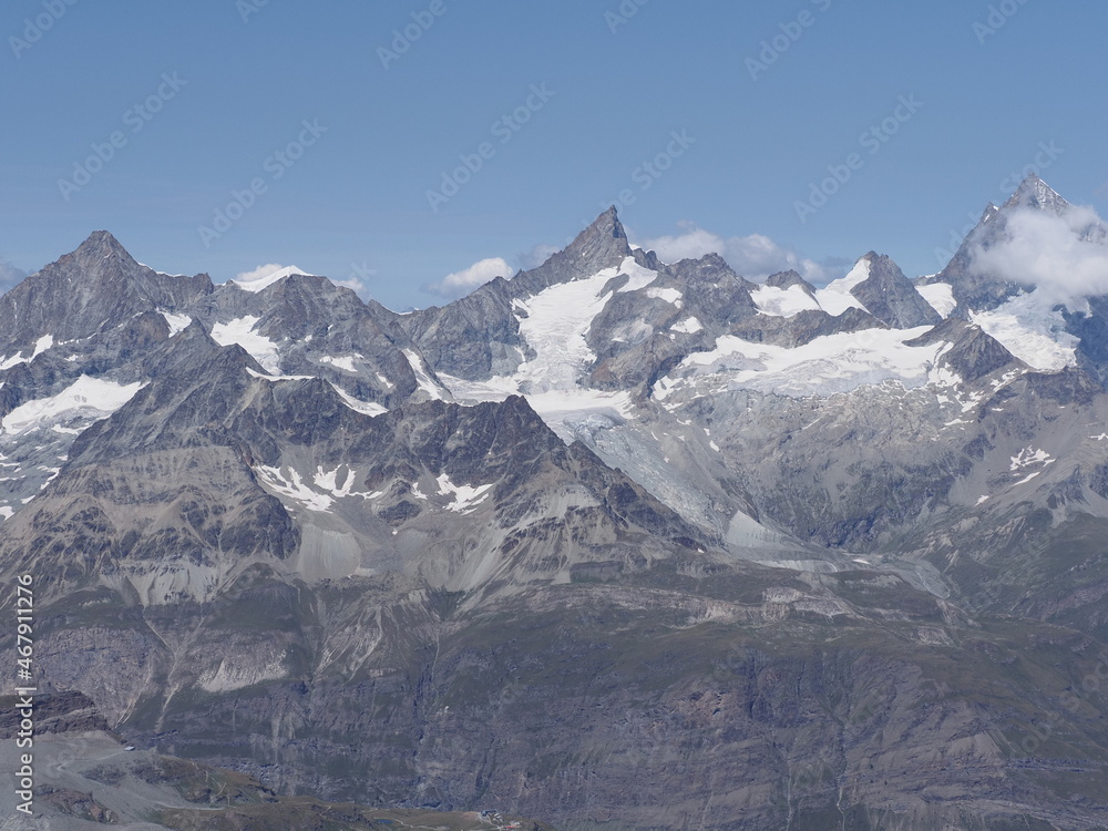 Obraz premium Scenic Alps from Klein Matterhorn in Switzerland