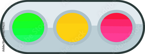 Traffic light clip art design