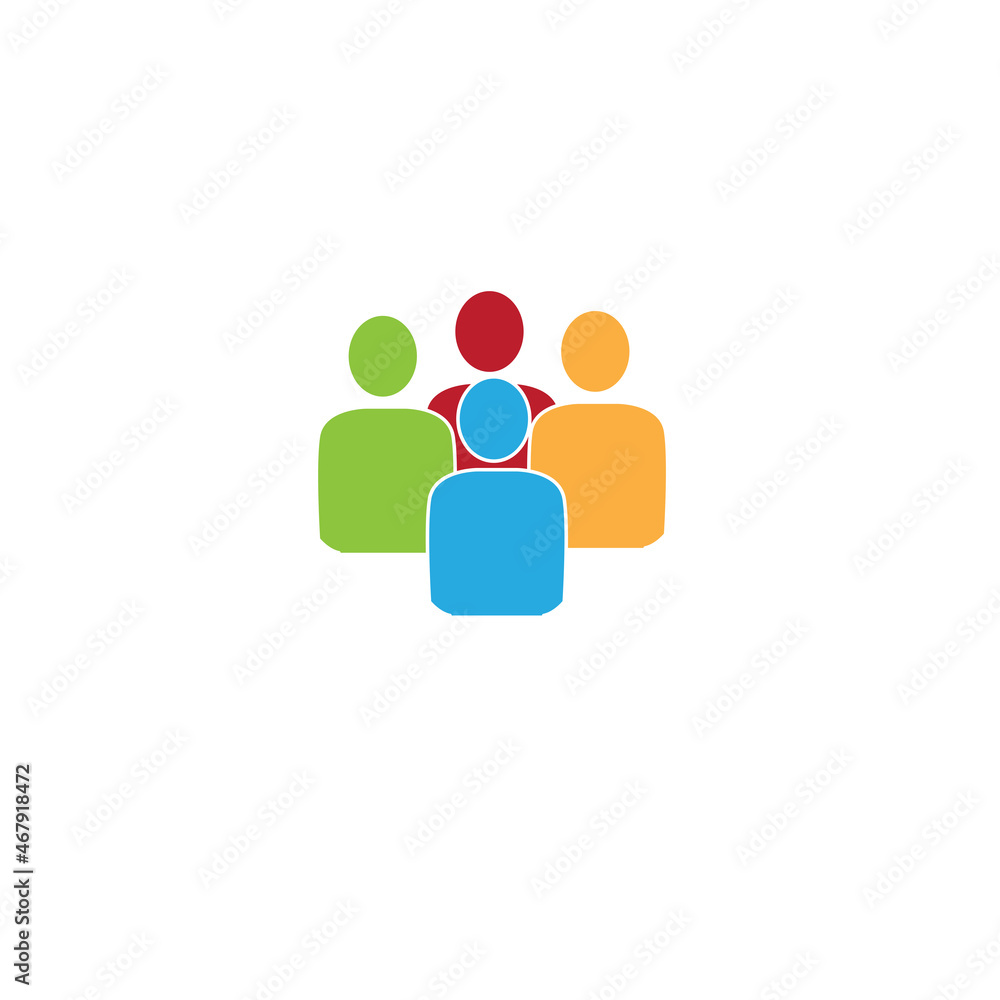 Teamwork icon isolated on white background. Teamwork icon for web site, app, marketing and logo. Creative business concept, vector illustration Teamwork icon isolated on white background. Teamwork icon for web site, app, marketing and logo. Creative business concept, vector illustration