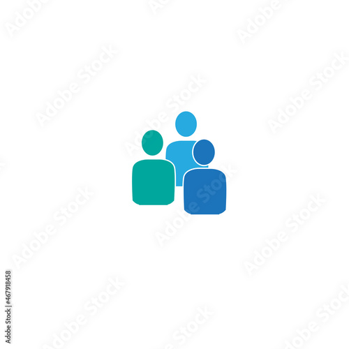 Teamwork icon isolated on white background. Teamwork icon for web site, app, marketing and logo. Creative business concept, vector illustration