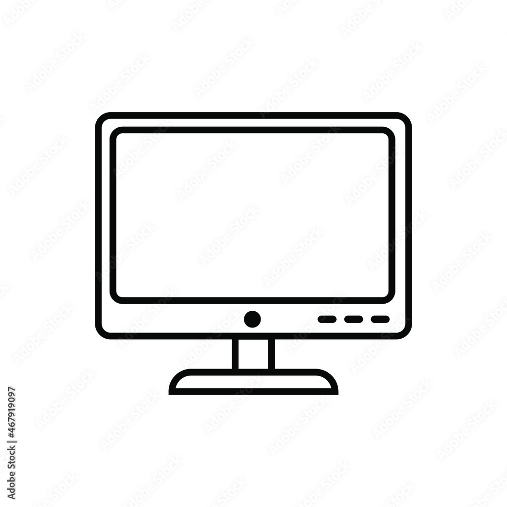 Computer icon vector. pc illustration sign. device symbol. Laptop logo. Computer icon vector. pc illustration sign. device symbol. Laptop logo.