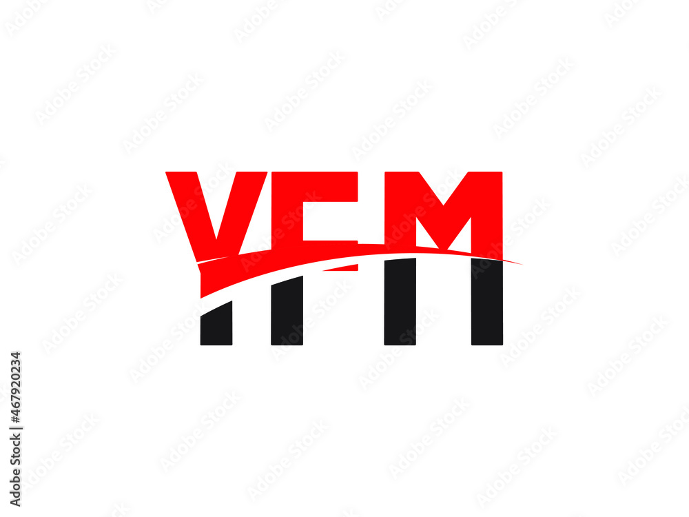 YFM Letter Initial Logo Design Vector Illustration