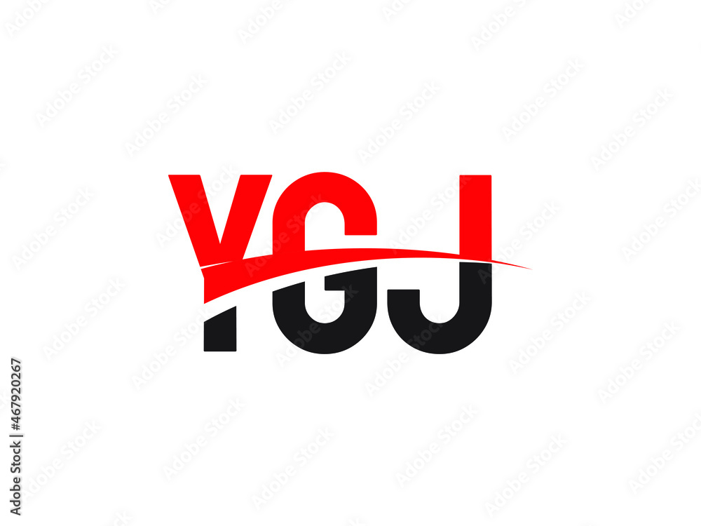 YGJ Letter Initial Logo Design Vector Illustration YGJ Letter Initial Logo Design Vector Illustration
