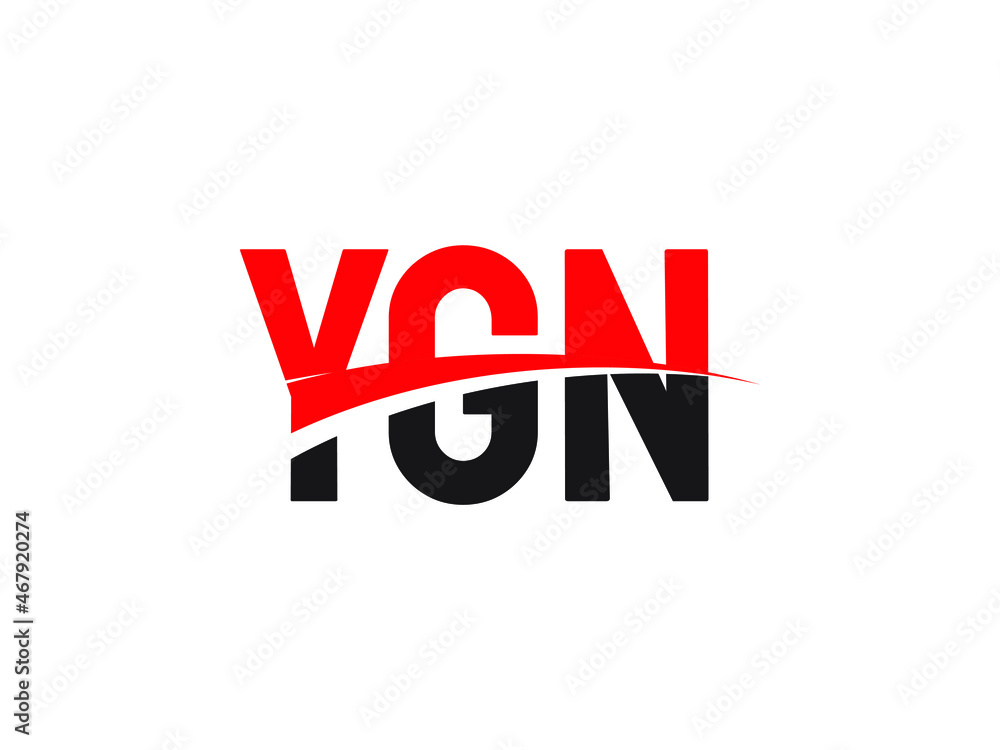 YGN Letter Initial Logo Design Vector Illustration YGN Letter Initial Logo Design Vector Illustration
