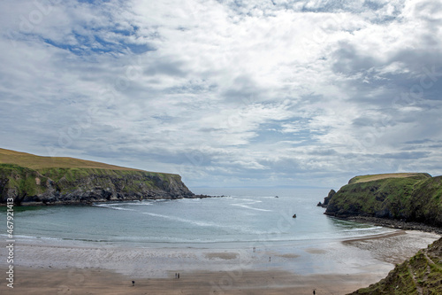 Coast and bay at Malin Beg Westcoast Ireland.